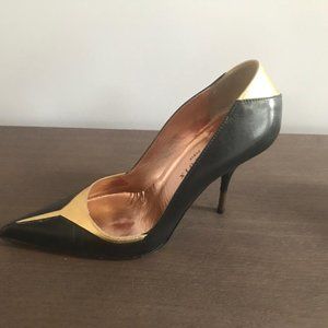 Black and Gold Pumps